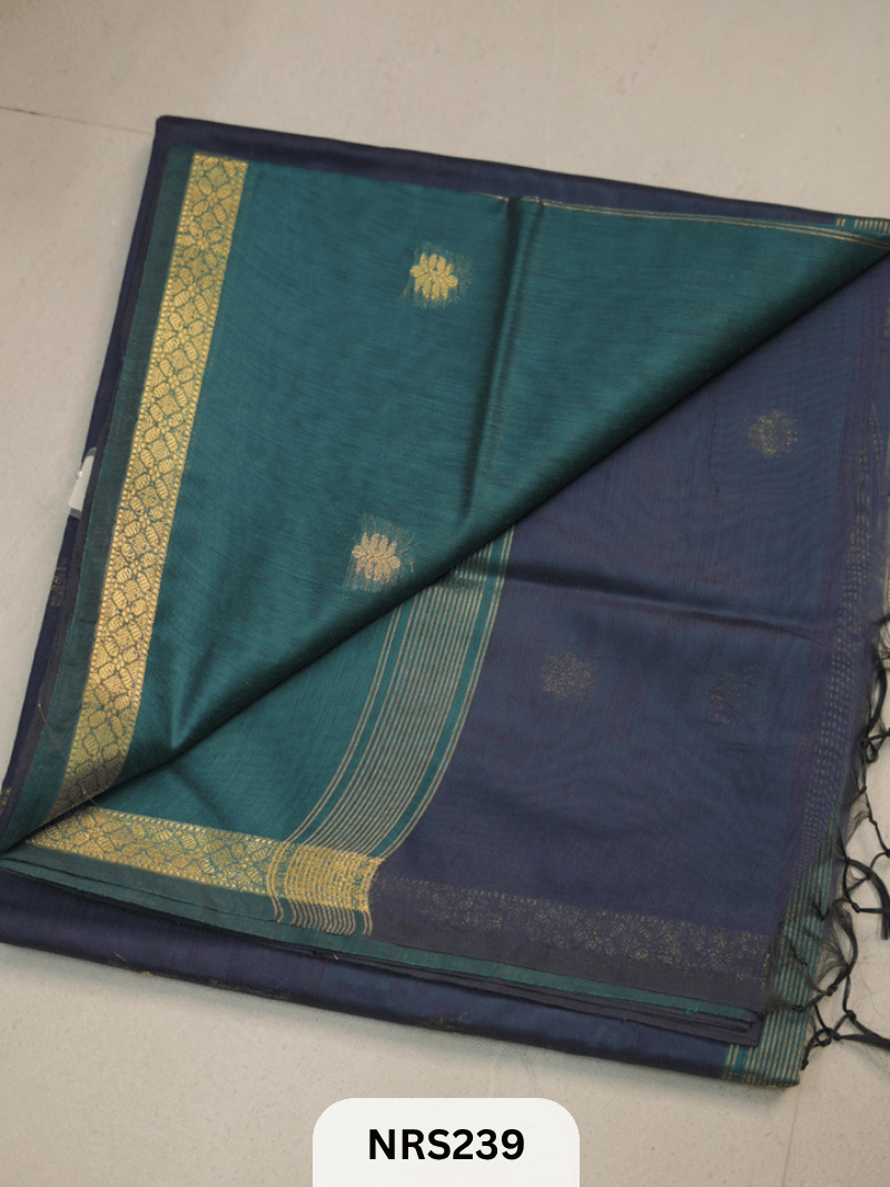 CHANDERI INSPIRED MAHESWARI SAREE