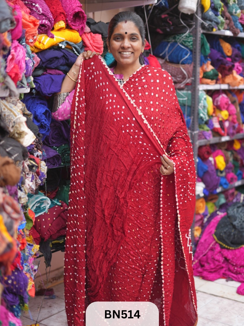 SEMI TISSUE WITH MAKDI PALLU - LADGI PATTA