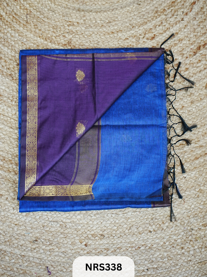 CHANDERI INSPIRED MAHESWARI SAREE