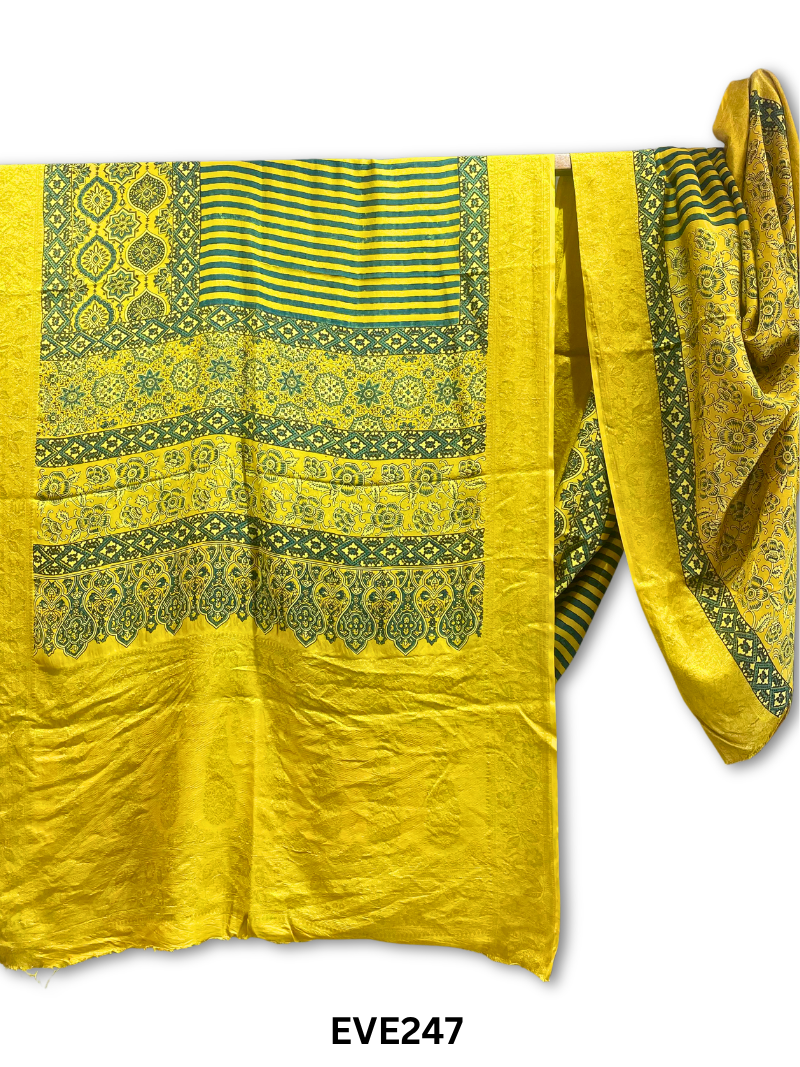 Dola Silk Ajrakh Saree