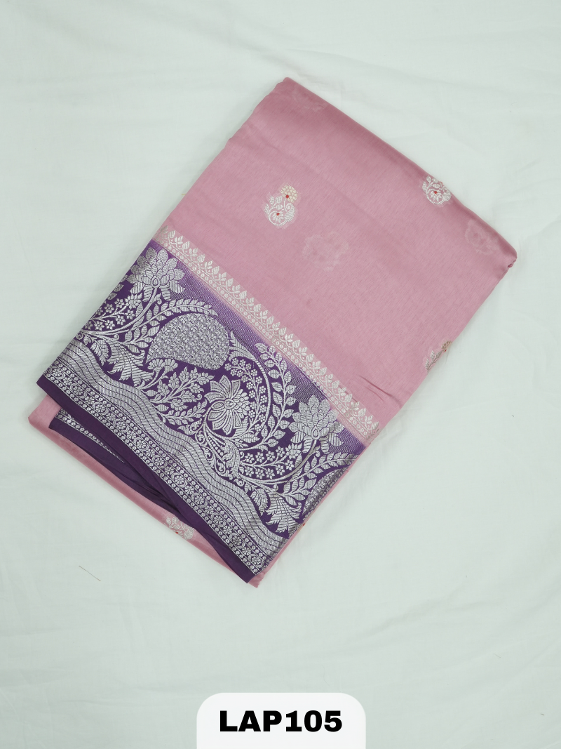 Banaras kora dupion silk saree