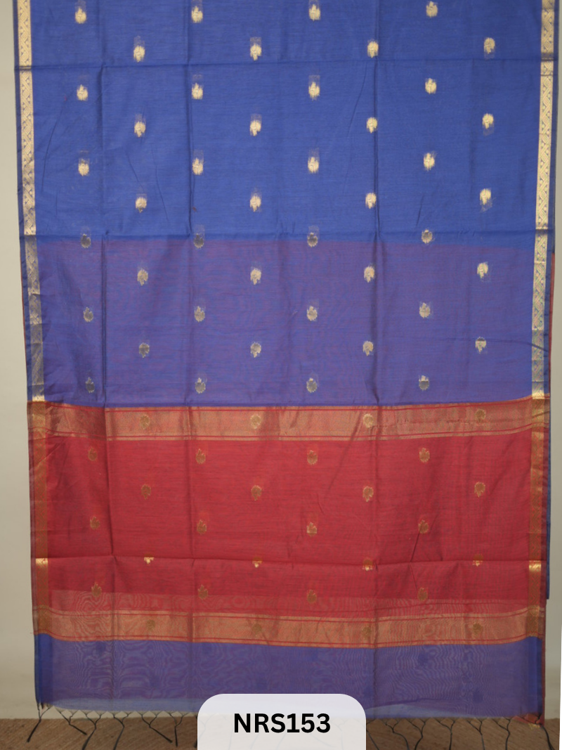 CHANDERI INSPIRED MAHESWARI SAREE