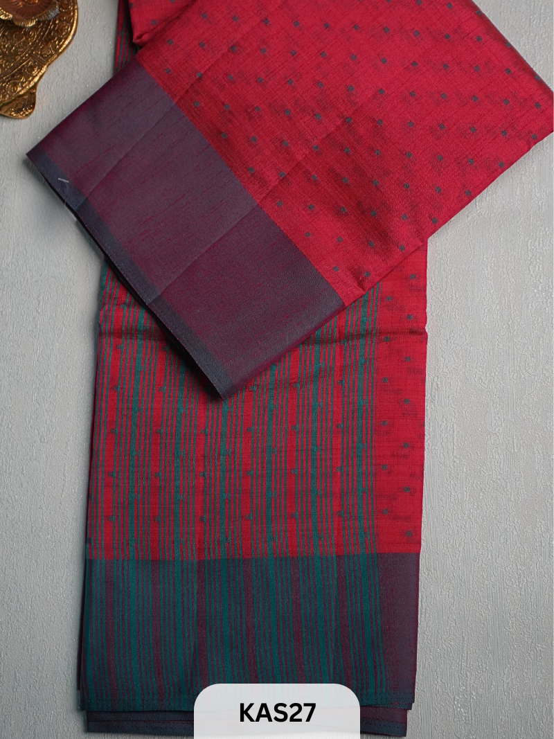 DUPION TUSSAR SAREE