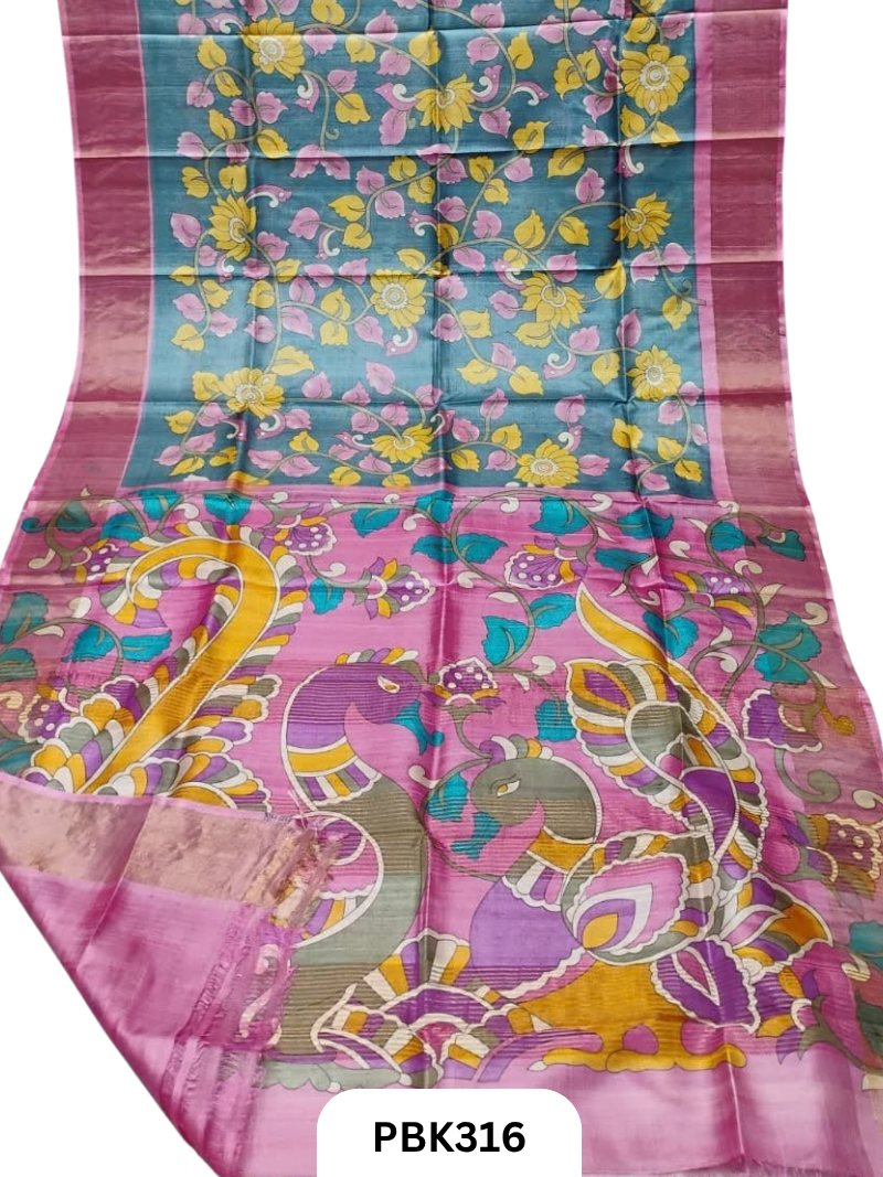 Pure Handloom Tussar Silk Saree