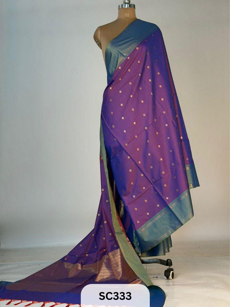 NANO SEMI SOFT SILK WITH RICH PALLU