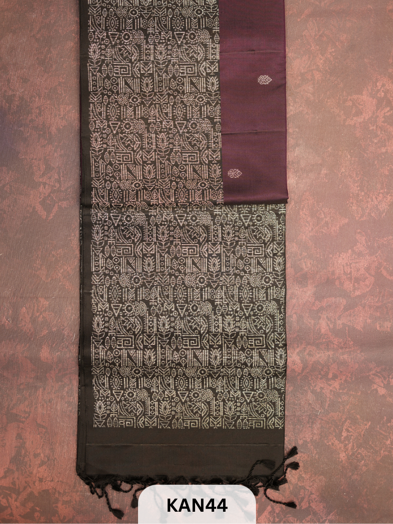 KANCHIPURAM HANDLOOM PURE SOFT SILK