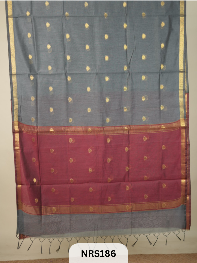 CHANDERI INSPIRED MAHESWARI SAREE