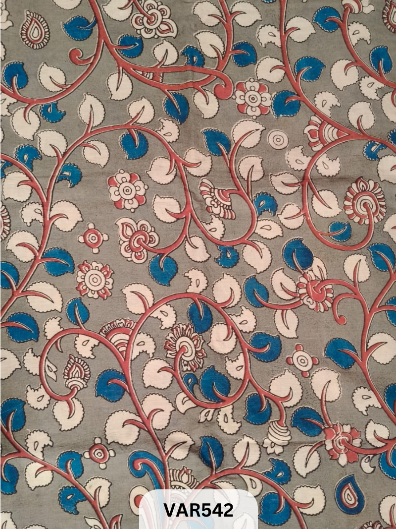 Kalamkari Hand printed - Fabric -2.5mtrs