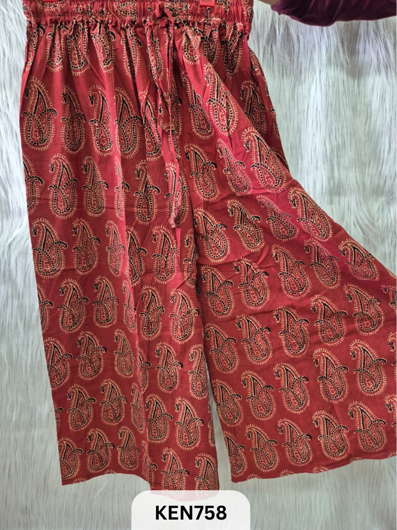 COTTON NATURAL PROCESS PALAZO (22-40INCH)