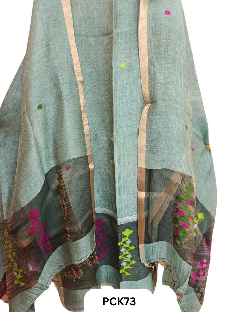 Pure Linen silk Salwar 2pcs Set