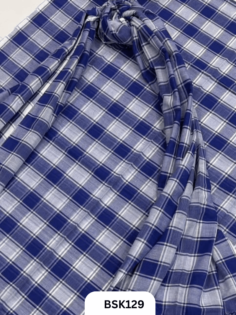 Mul Cotton Checks Top Duppata -2.5Mtr