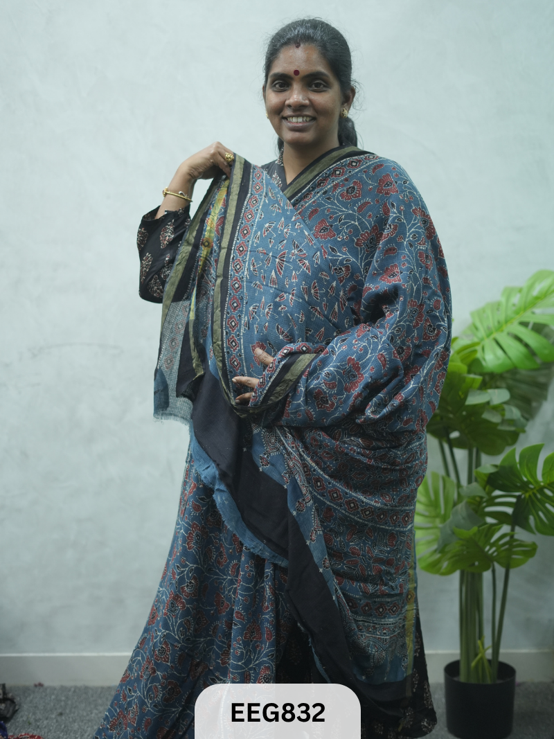 KOTA DORIA AJRAKH SAREE