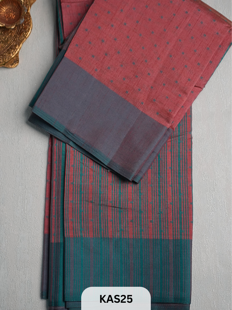 DUPION TUSSAR SAREE