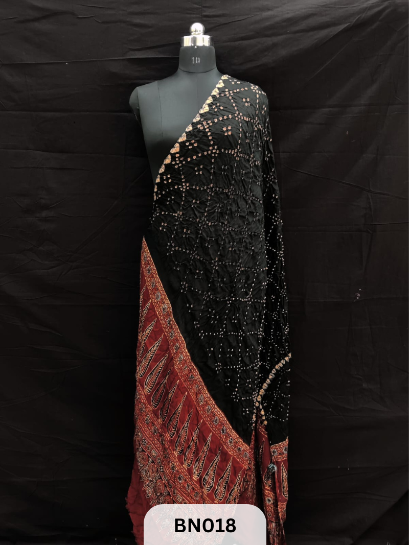 AJRAKH BANDHANI STAR DANI DUPPATA