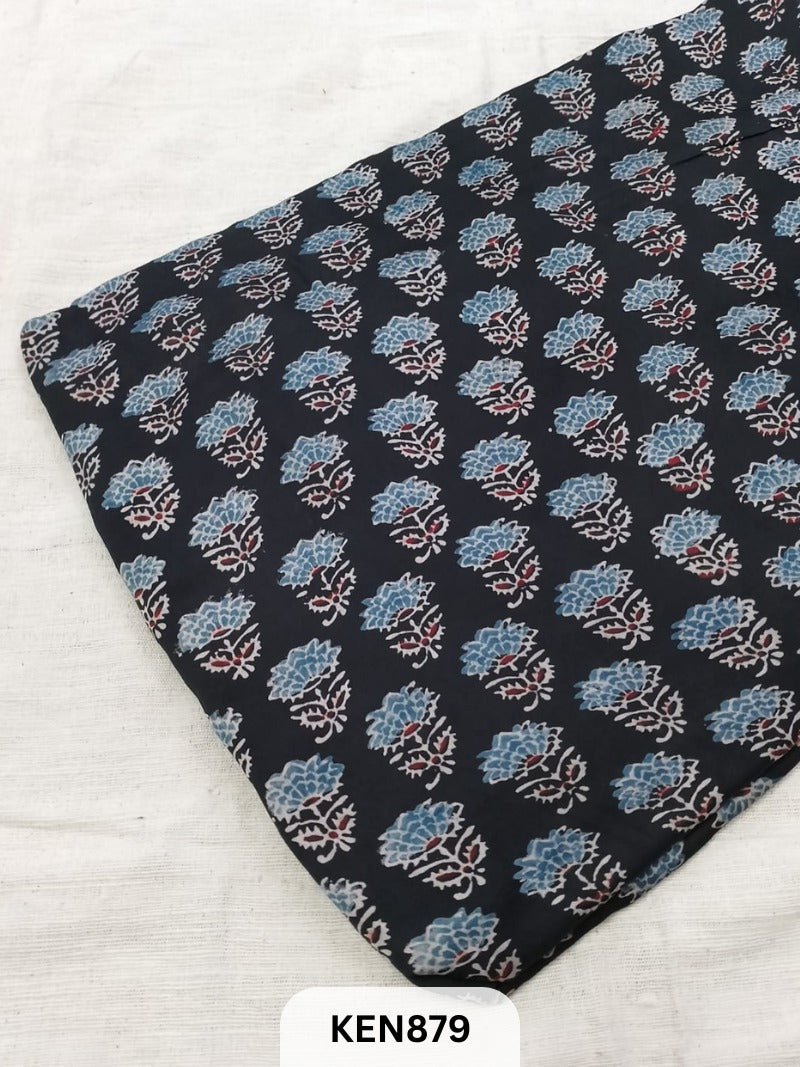 AJRAKH MODAL SILK HANDBLOCK PRINT FABRICS