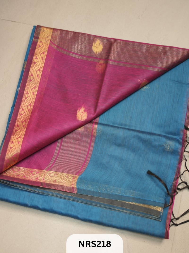 CHANDERI INSPIRED MAHESWARI SAREE