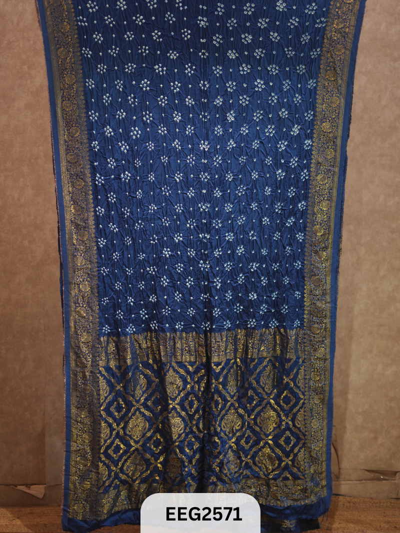 MODAL FUSIOIN SAREE WITH DOLA BORDER - EXCLUSIVE