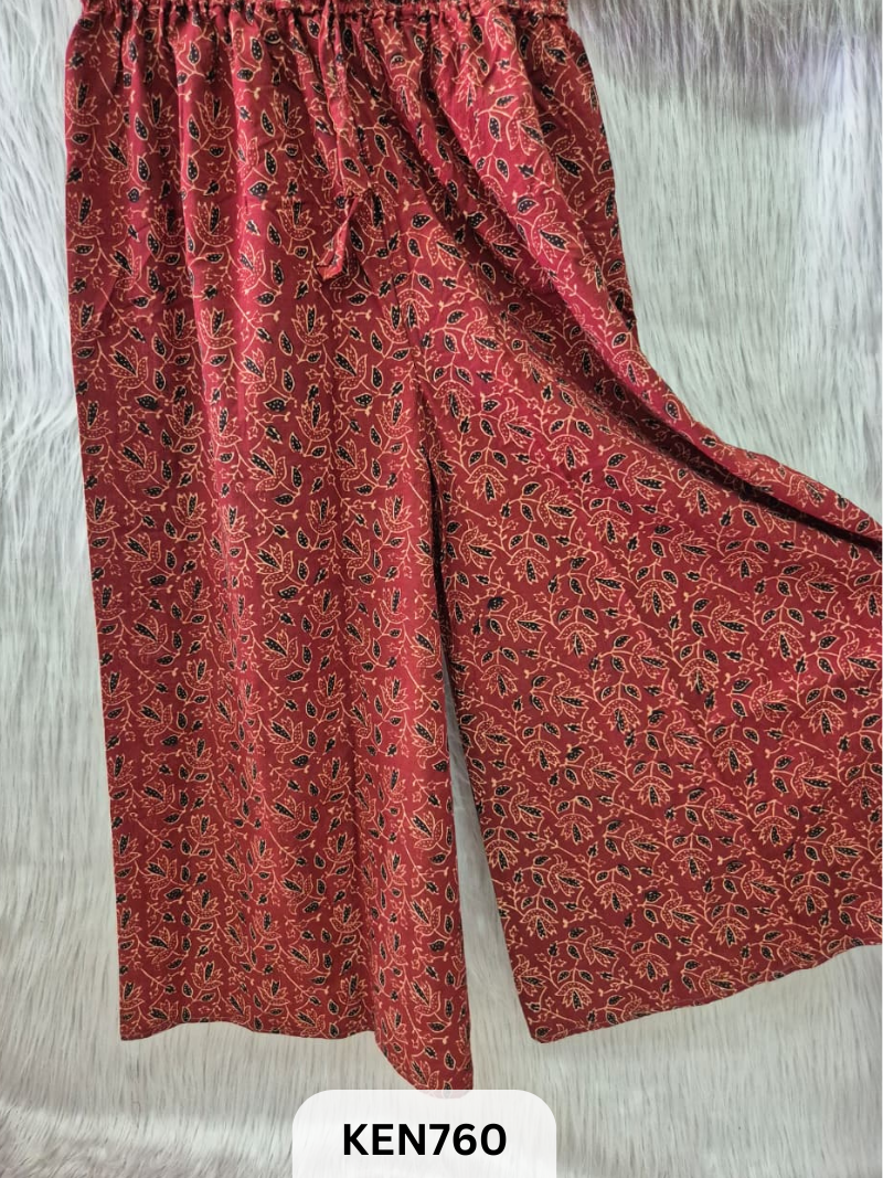 COTTON NATURAL PROCESS PALAZO (22-40INCH)