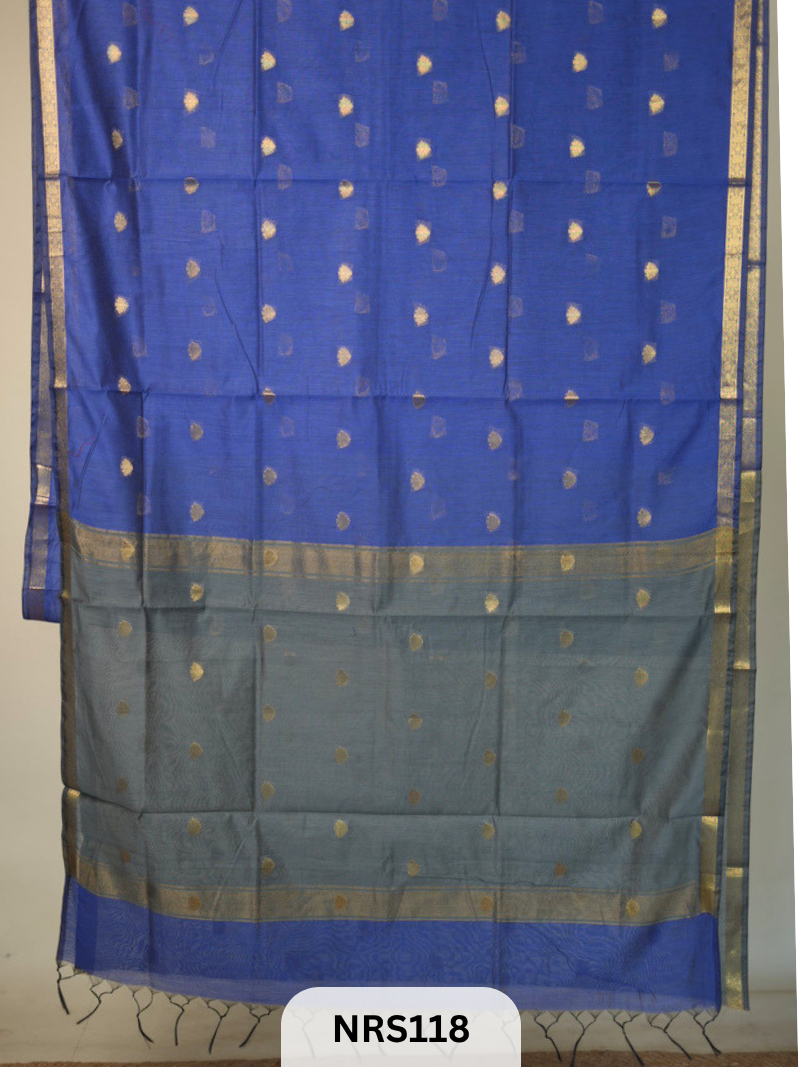CHANDERI INSPIRED MAHESWARI SAREE