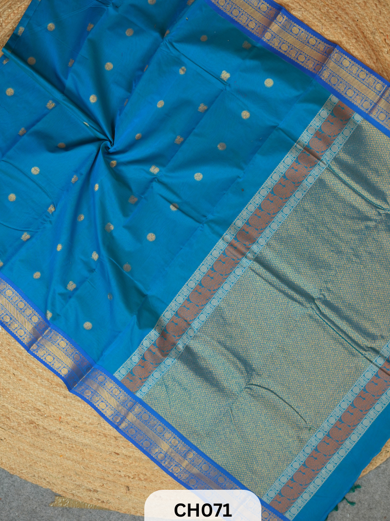 Chettinad Cotton Saree with Rich Pallu