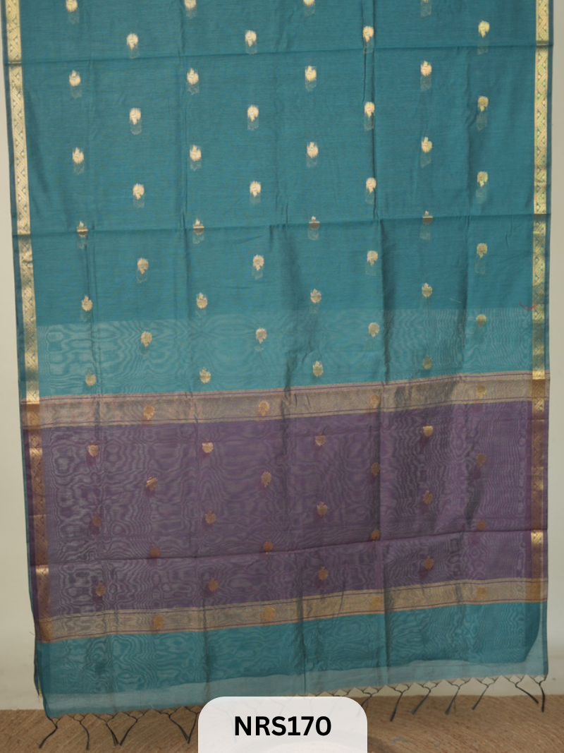 CHANDERI INSPIRED MAHESWARI SAREE
