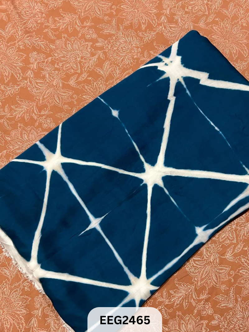 MODAL CLAMP TIE DYE RUNNING FABRIC - 1MTR