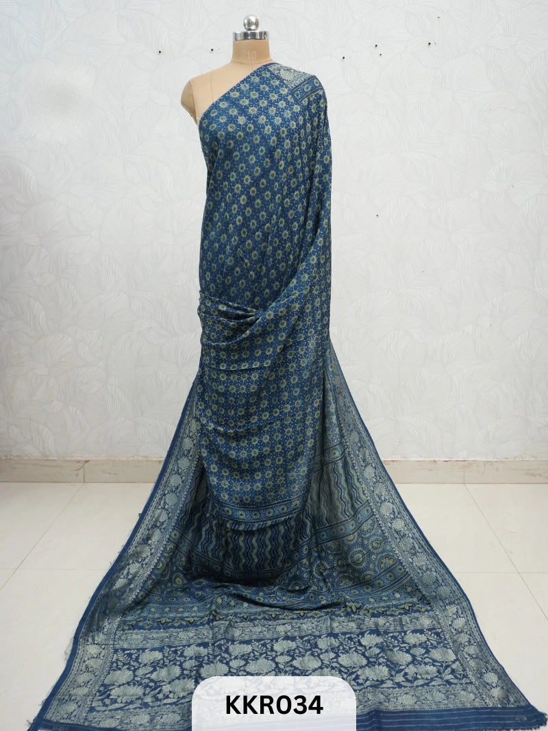 DOLA SILK - AJRAKH HANDBLOCK PRINT