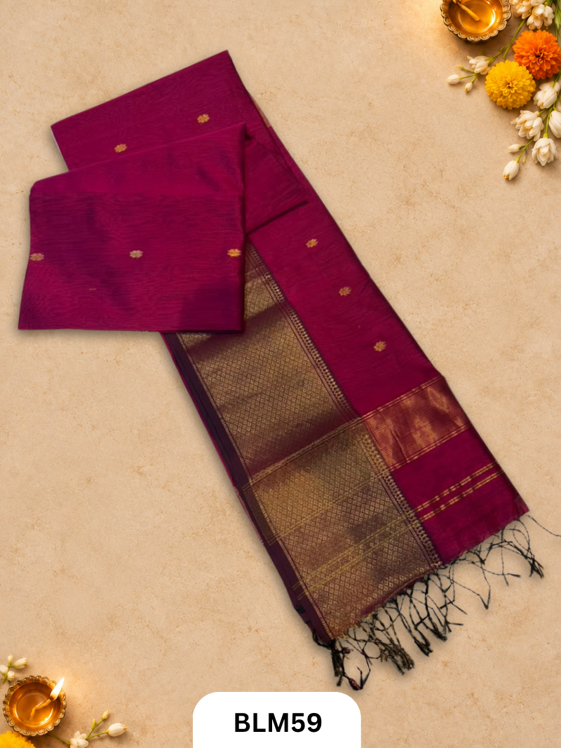 Big & Small Border Butidaar Saree