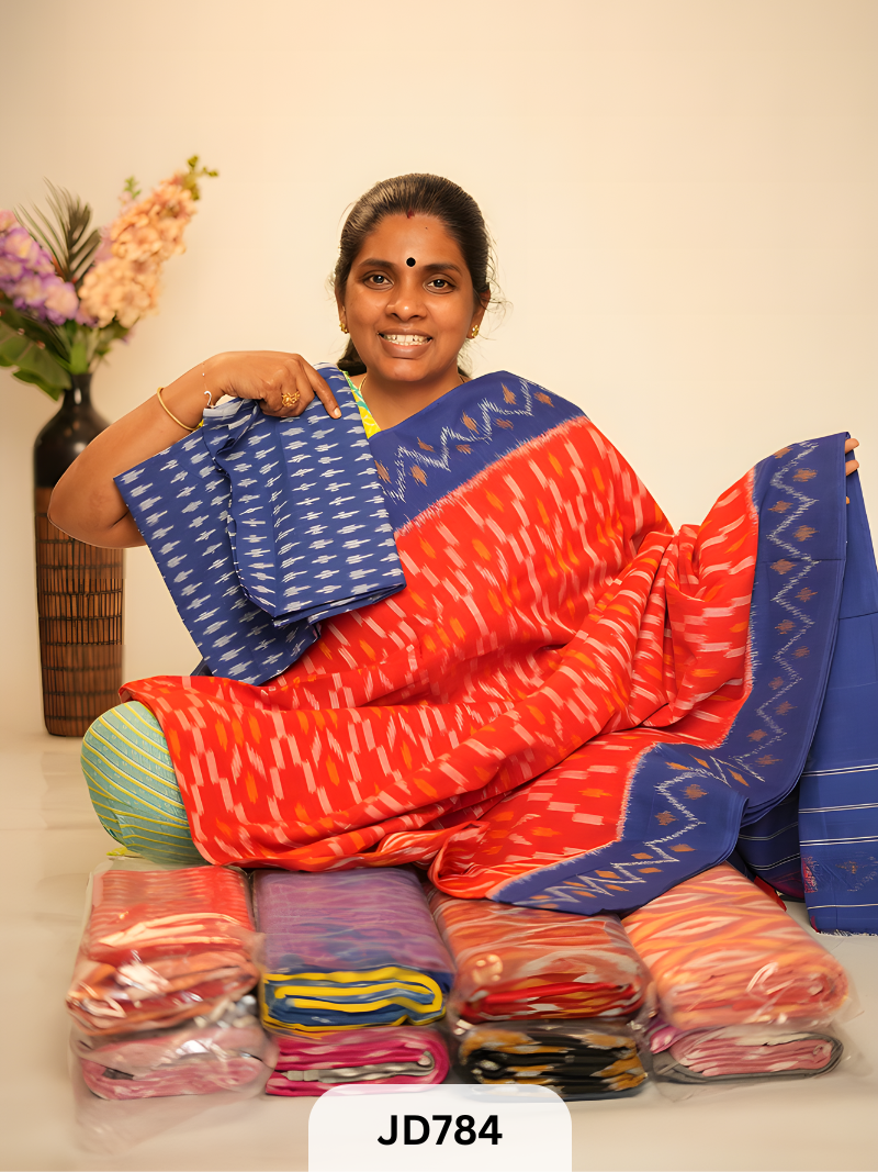 IKKAT POCHAMPALLY HANDLOOM MERCHANDISE SAREE