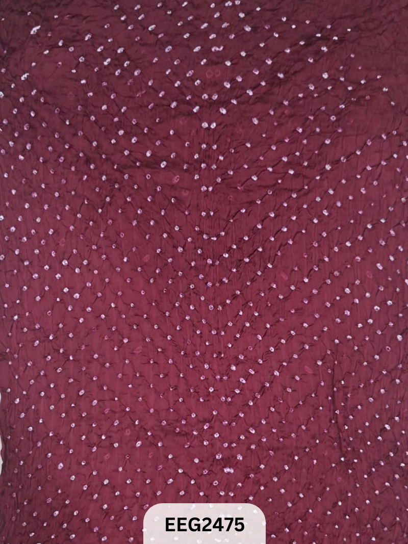 PLAIN MODAL BANDHEJ RUNNING FABRIC-1 MTR