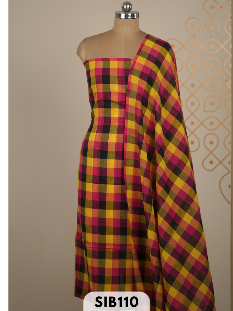 MADRAS KATTAM SALWAR SET