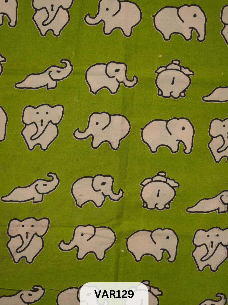 KALAMKARI HANDBLOCK PRINT- FABRIC -1mtr