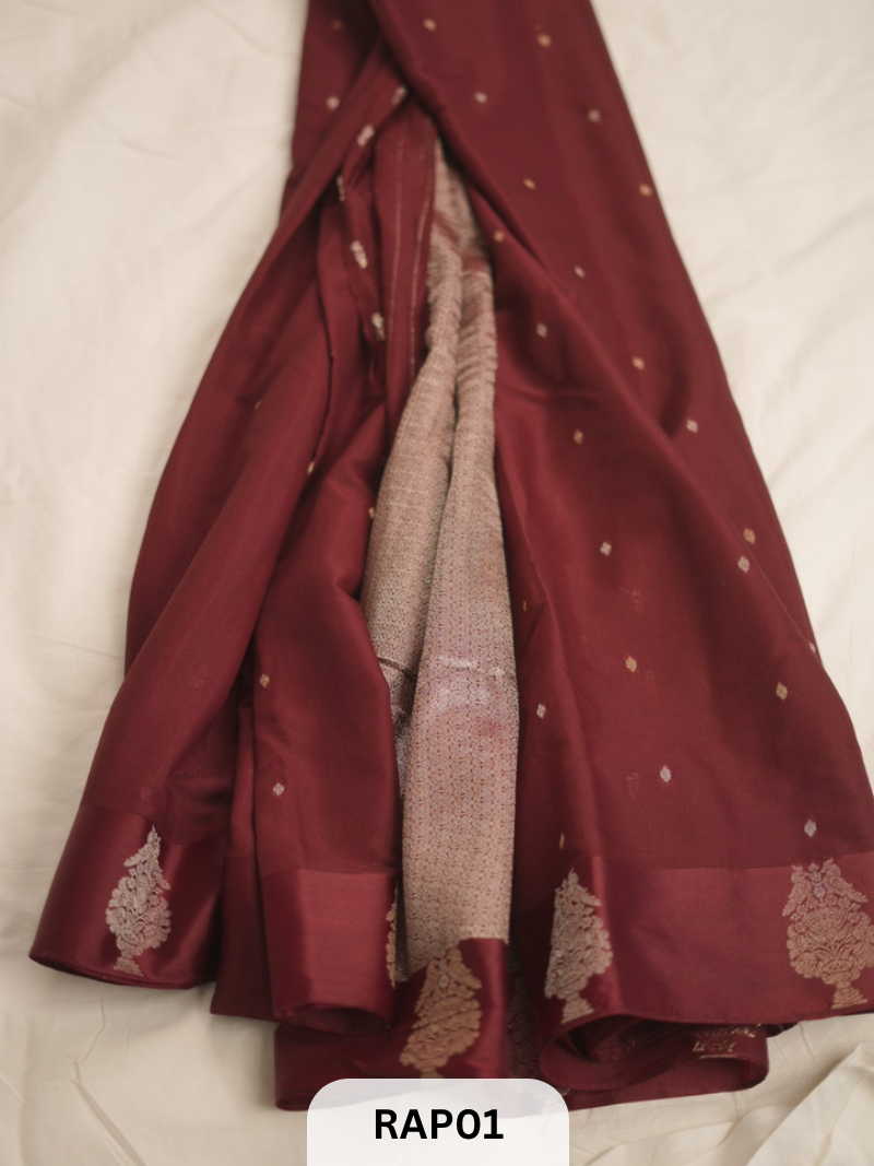 SEMI MYSORE CREPESILK SAREE