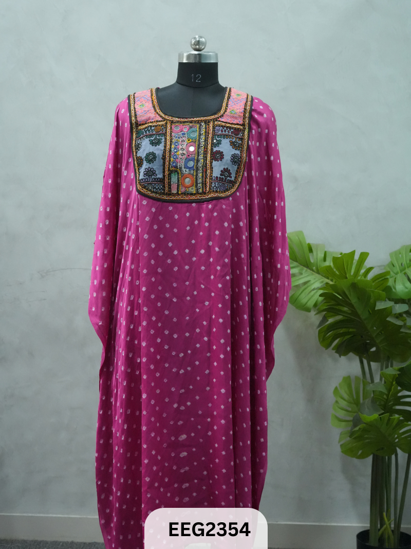 KUTCH PATCHWORK BHANDHEJ MODAL KHUFTAN-FREE SIZE