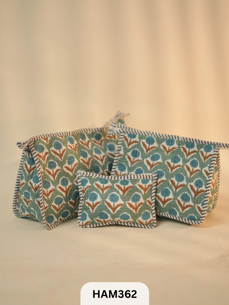QULITED TRAVEL 3 COMBO POUCH