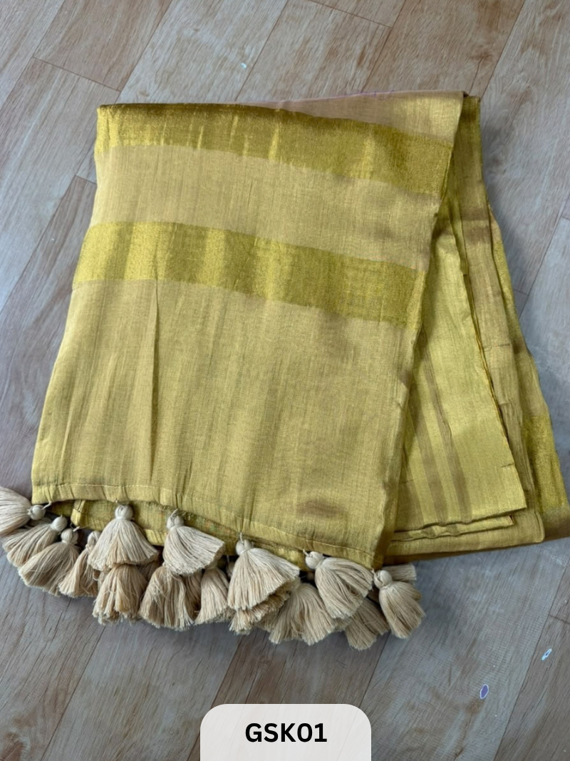 Pure Mul Tissue Saree