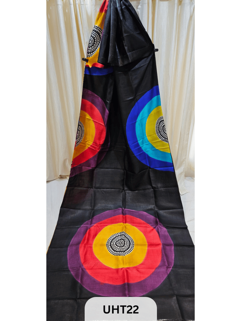 PURE MURSHIDABAD HANDPAINTED SAREE