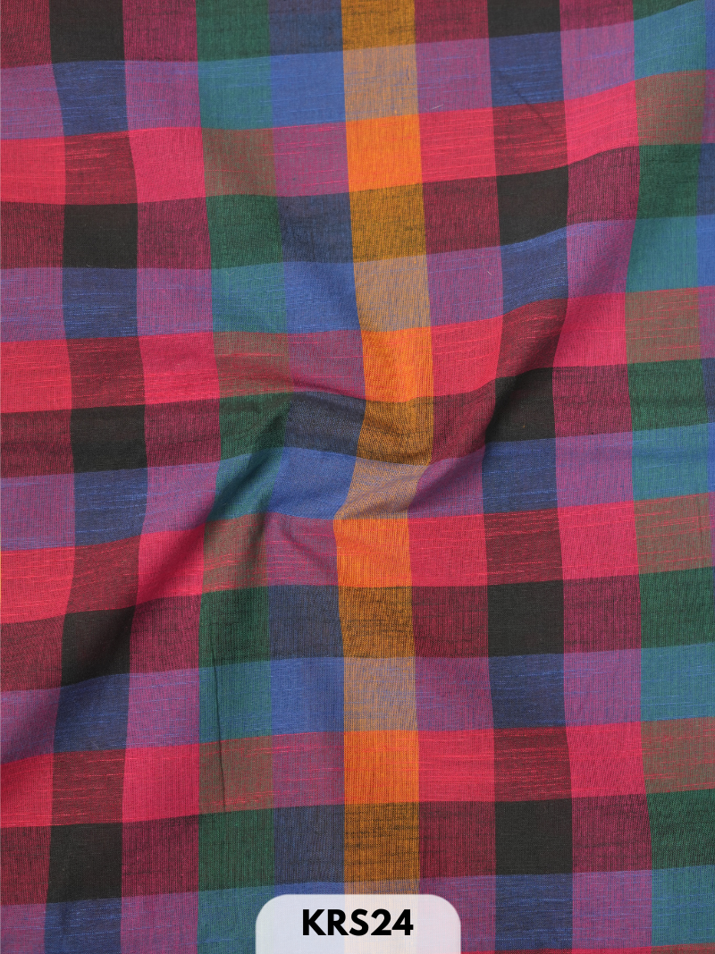 MADRAS KATTAM FABRIC-1 MTR