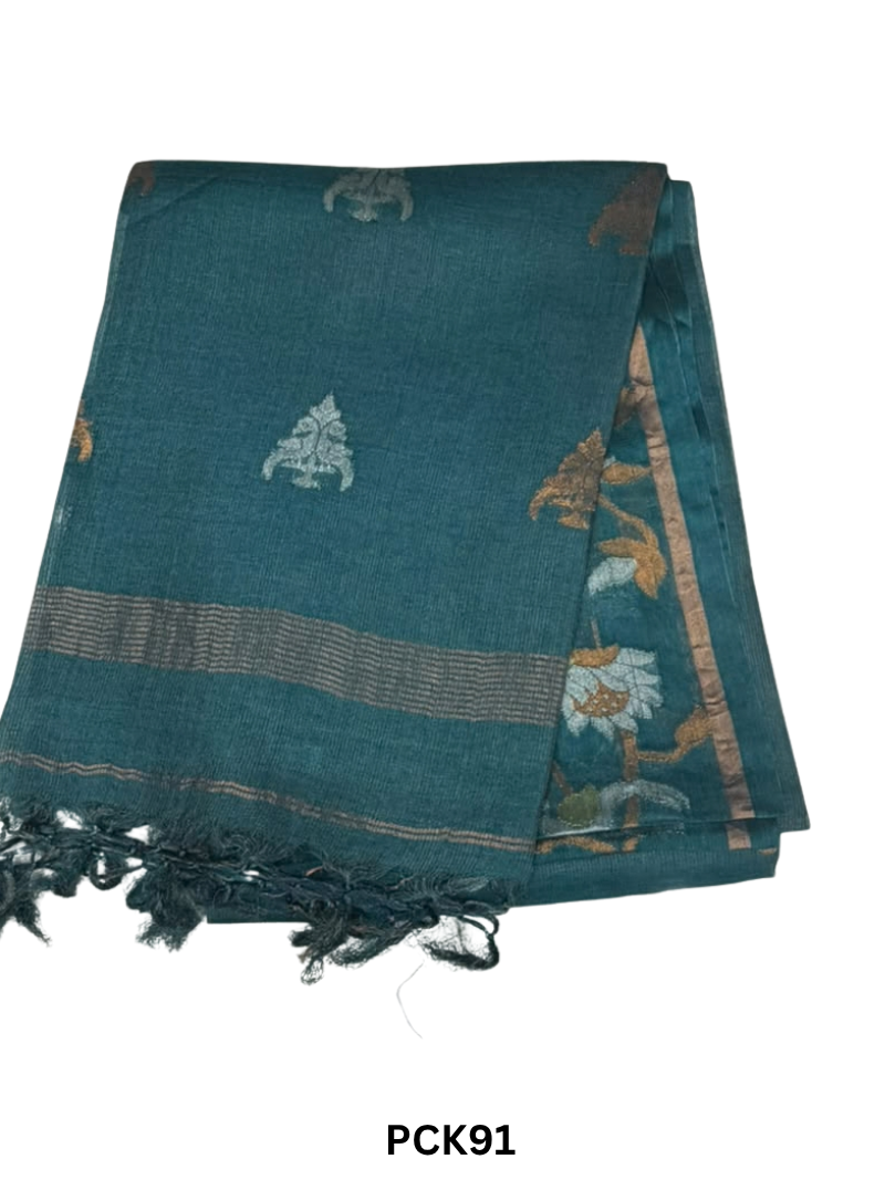 Pure Gachi By Gachi Tussar With Tissue Saree