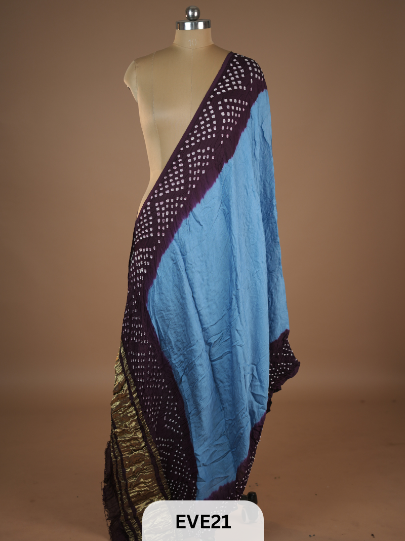 MODAL BANDHINI WITH LAGDI PATTA DUPPATTA