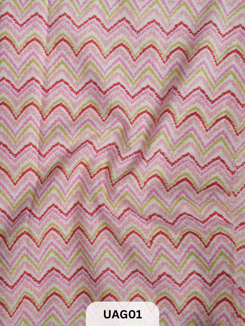 JAIPUR COTTON FABRIC - SCREEN PRINT 1 MTR