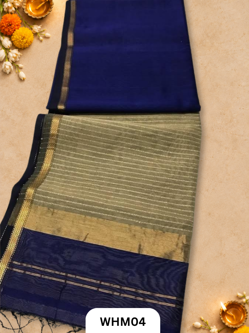 Maheshwari Handloom kosa pallu saree