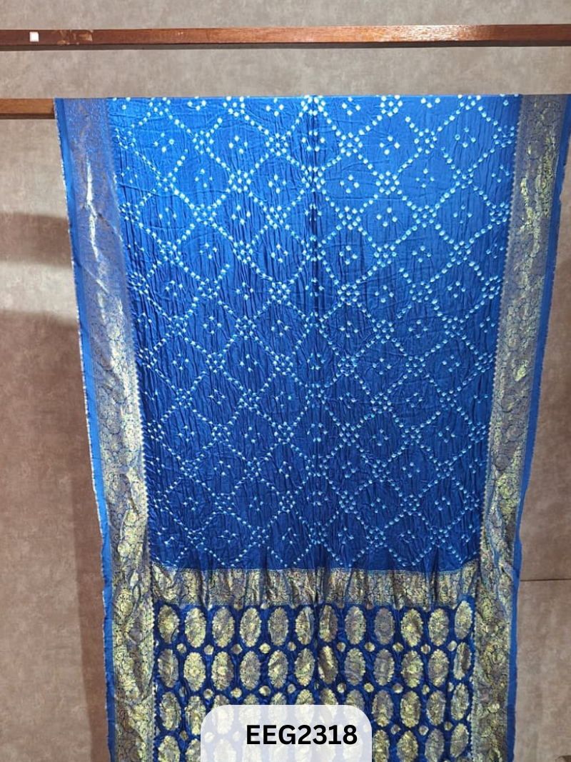 MODAL FUSIOIN SAREE WITH DOLA BORDER - EXCLUSIVE