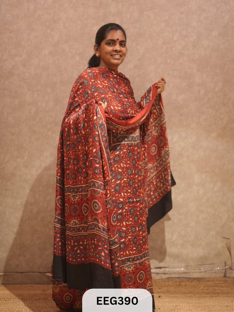 AJRAKH MODAL 2 PCS-UNSTITCHED