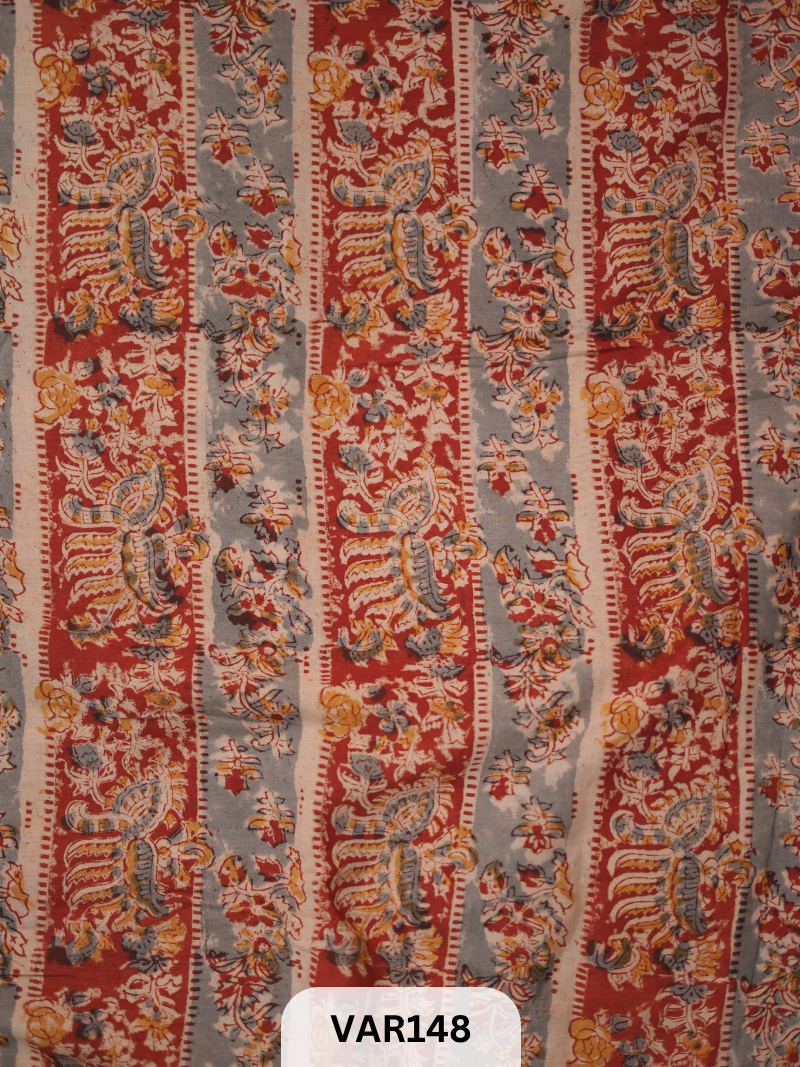 KALAMKARI HANDBLOCK PRINT- FABRIC -1mtr