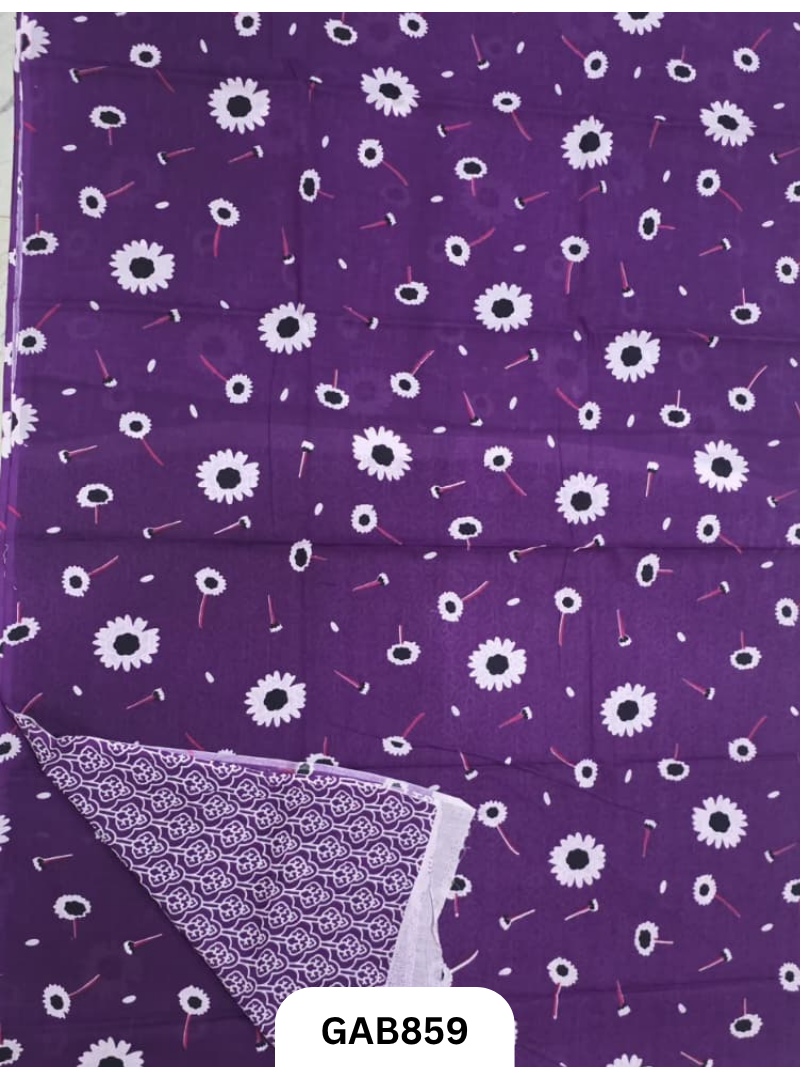 Bagru Block Print Cotton Mulmul Sarees With Running Blouse