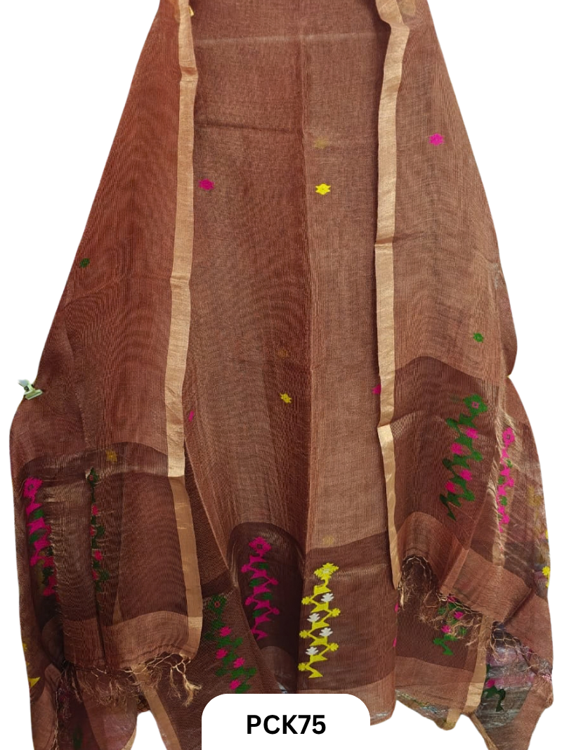 Pure Linen silk Salwar 2pcs Set
