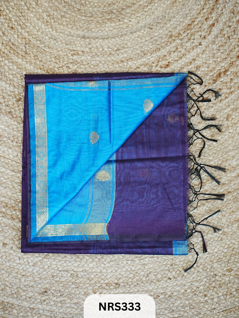 CHANDERI INSPIRED MAHESWARI SAREE