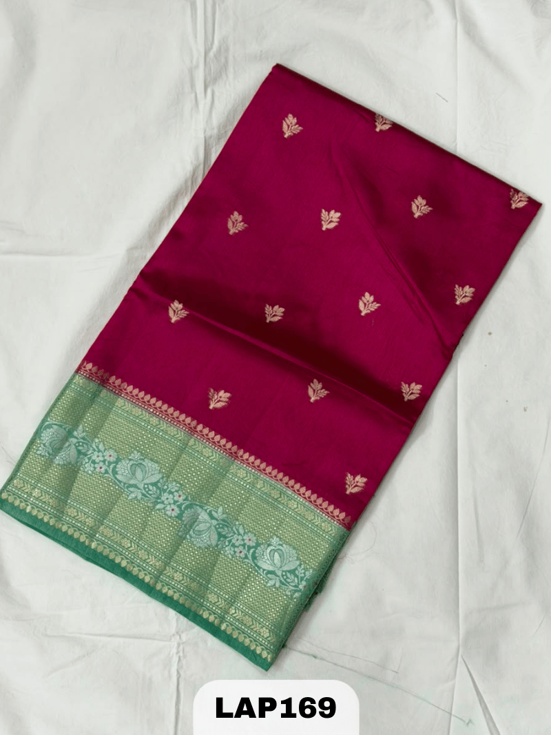 BANARAS KORA DUPION SILK SARE