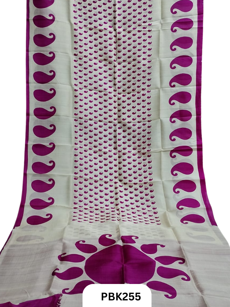 Pure Bishnupuri Silk Saree